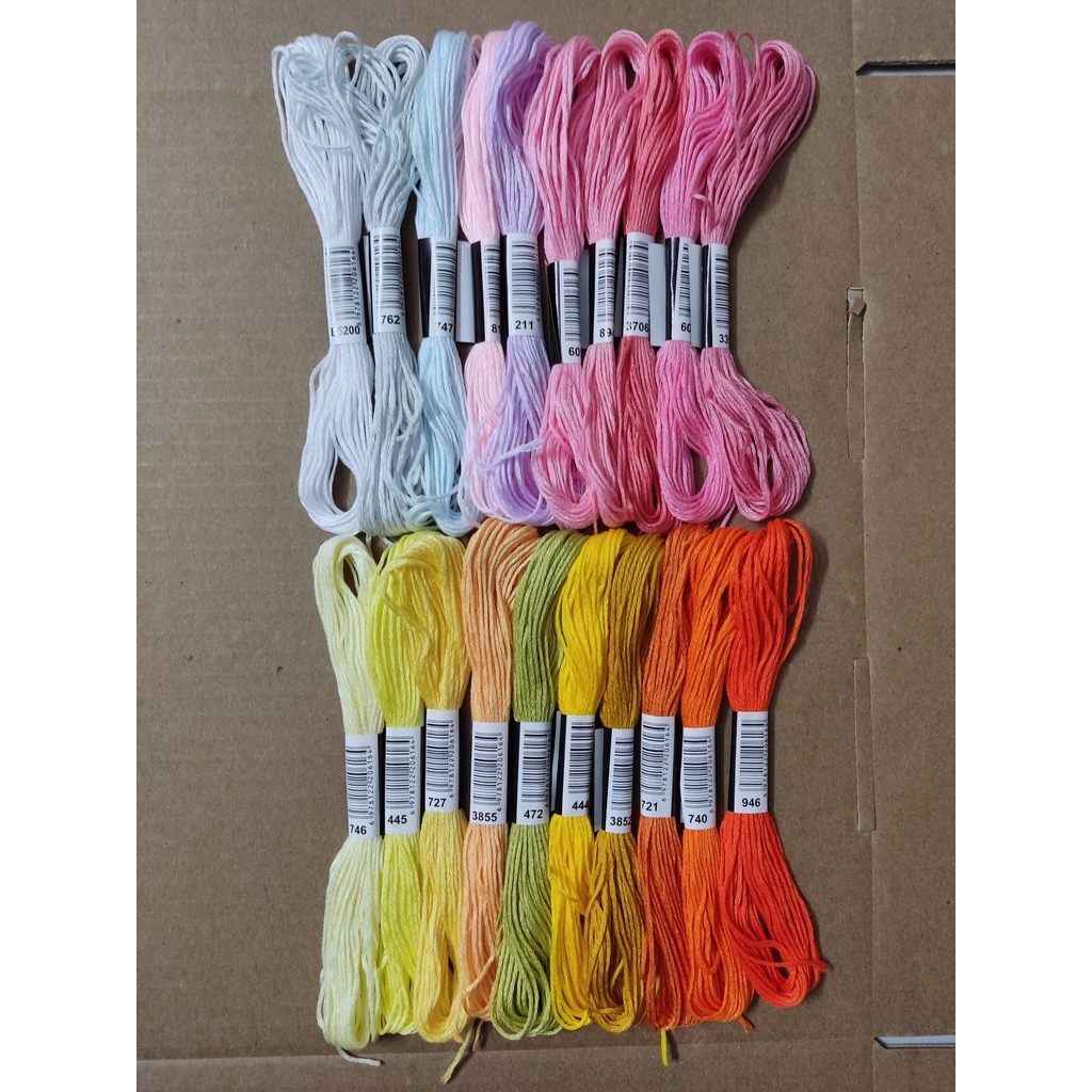 Set chỉ thêu tay 50 màu, 100 màu, 150 màu cực đẹp