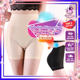 Quần độn mông, độn hông cạp cao & cạp vừa, su thông hơi thoáng mát, kèm đệm tháo rời, nâng mông,hông đầy đặn
