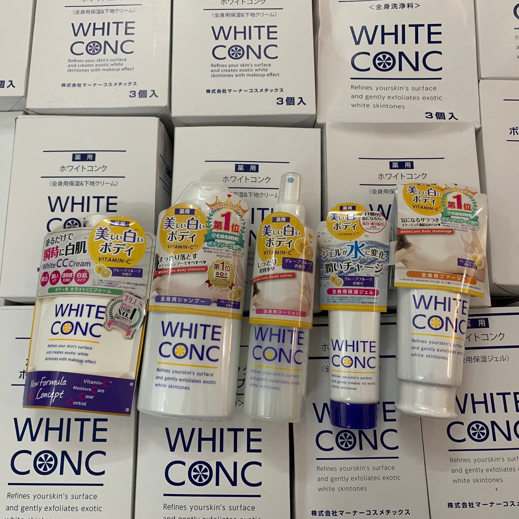 BỘ 5 SẢN PHẨM DƯỠNG TRẮNG DA WHITE CONC