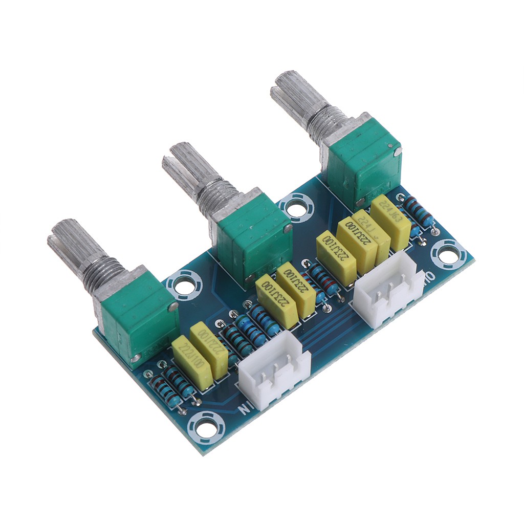 HIFI Amplifier Passive Tone Board Treble Bass Volume Control Preamp Board 2.1CH