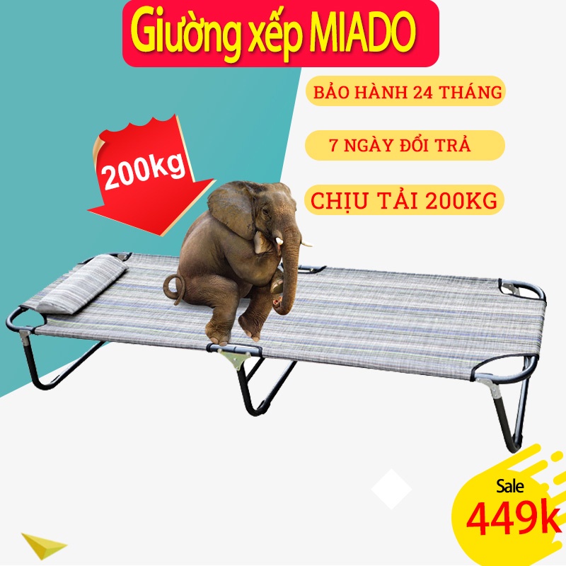 ☌✕♟Giường xếp gấp gọn văn phòng tiện lợi thông minh chịu tải 200kg bảo hành 2 năm