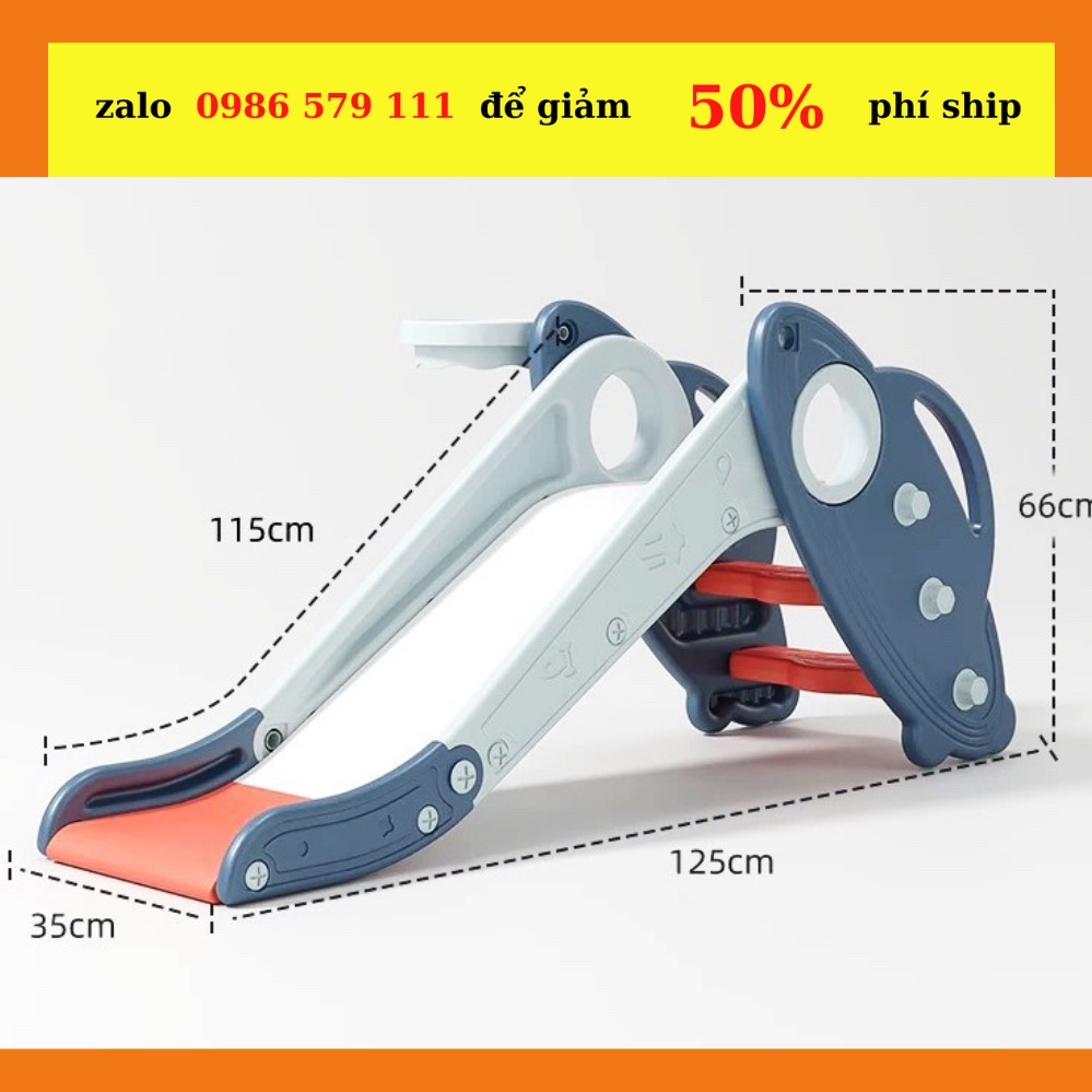 CẦU TRƯỢT GẤP GỌN , HÌNH ĐĨA BAY CHO BÉ, HÀNG AOLE CHÍNH HÃNG ,zj5