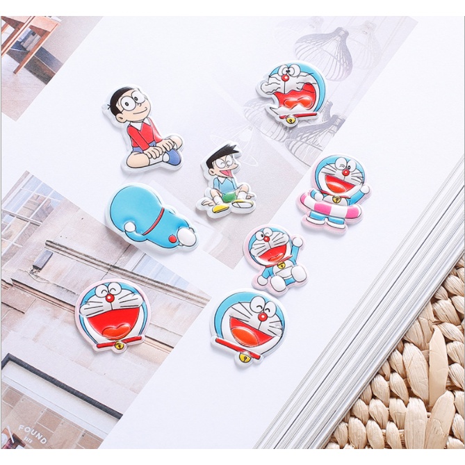 Hình dán sticker nổi 3D Doreamon cho bé