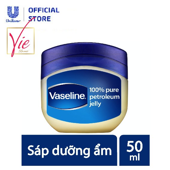 Vaseline dưỡng ẩm - Sáp dưỡng ẩm Vaseline 49g pure petroleum jelly
