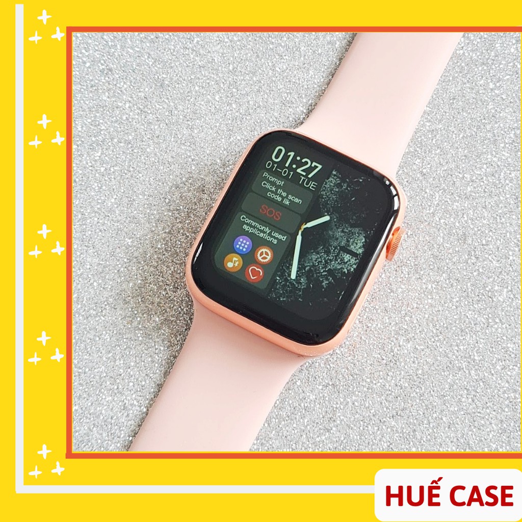 Đồng hồ thông minh [ Huế Case ]  Smart watch - Dong ho thong minh cảm ưng mượt mà giao diện tổ ong, nghe gọi 2 chiều