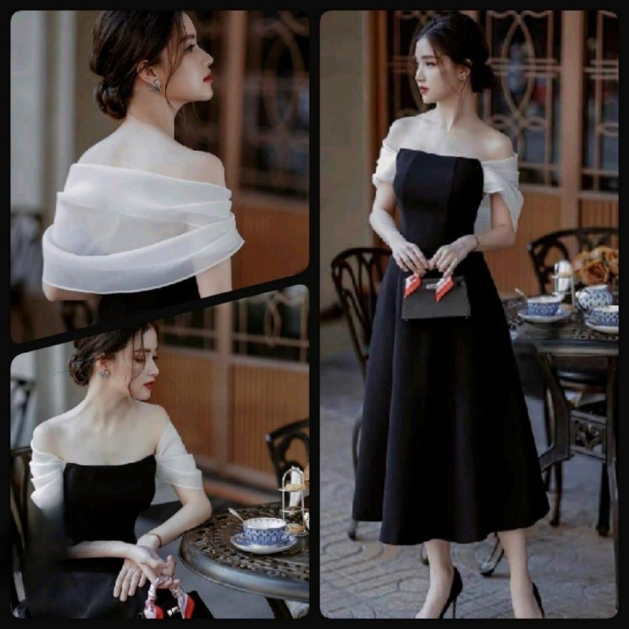 Đầm dự tiệc cưới đầm sexy N143 sản xuất tại xưởng may Ner.vn xưởng chuyên sỉ đầm thiết kế sỉ toàn quốc
