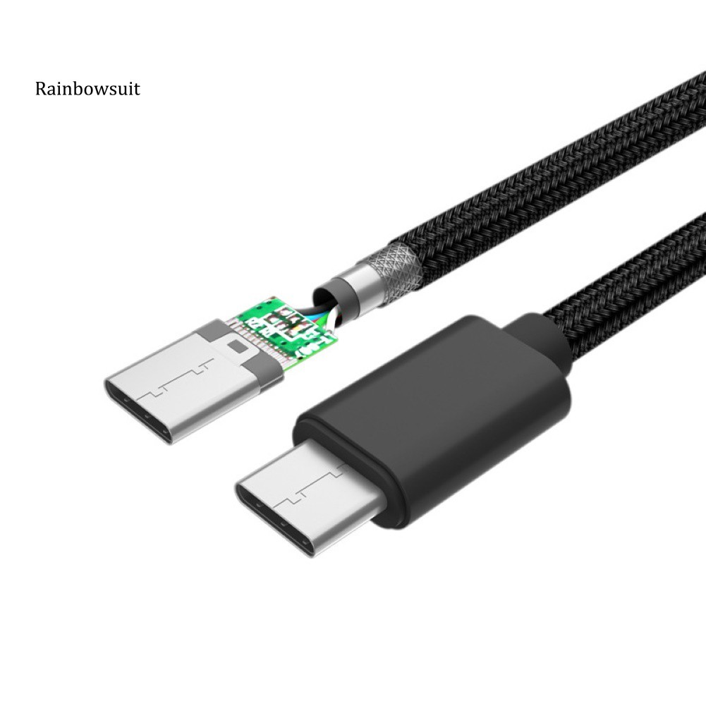 Dây Cáp Sạc Nhanh 60W PD Type-C Đầu Đực Sang Đầu Đực Cho MacBook Huawei