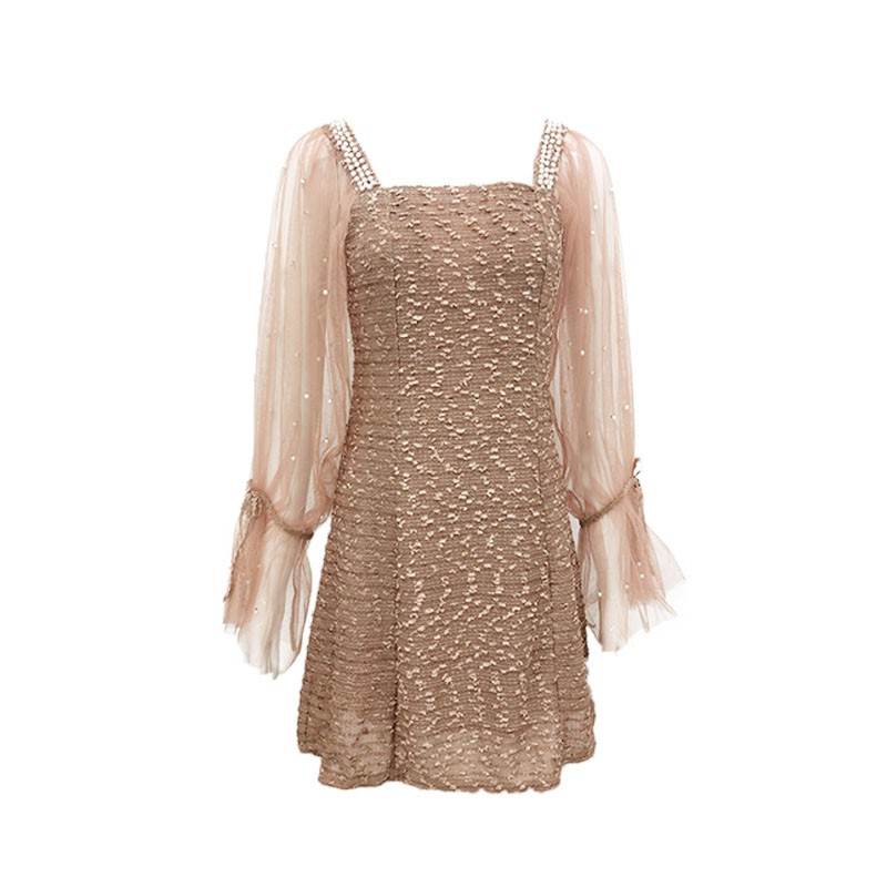 Đầm liền thân tay voan Đ03