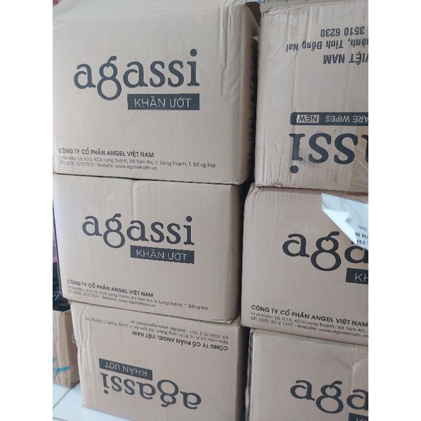 Khăn ướt cồn Agassi 20 tờ