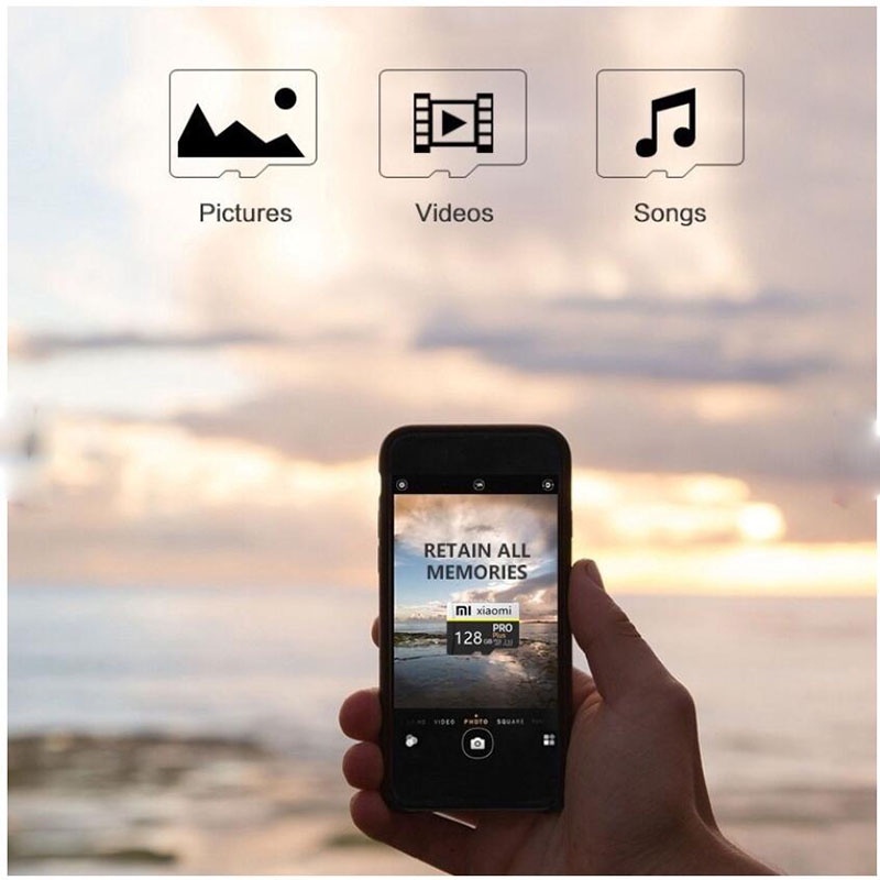 Thẻ Nhớ microSD xiaomi 32G 64GB 128GB 256GB 512GB Màu Trắng Và Đen