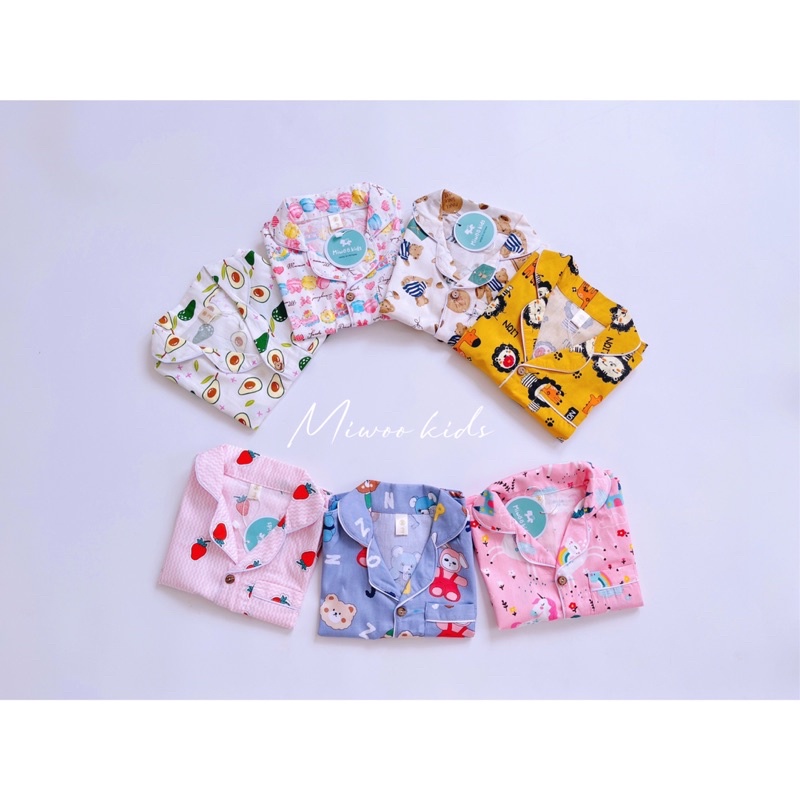 PIZAMA ĐỒ NGỦ MIWOO KIDS CHO BÉ 10-28KG