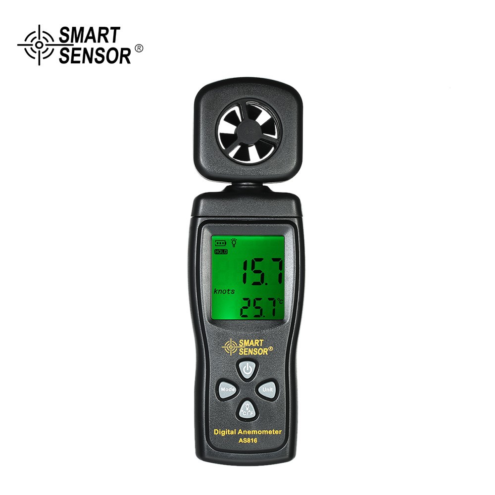 Máy Đo Tốc Độ Gió Mini Hiển Thị Màn Hình Lcd