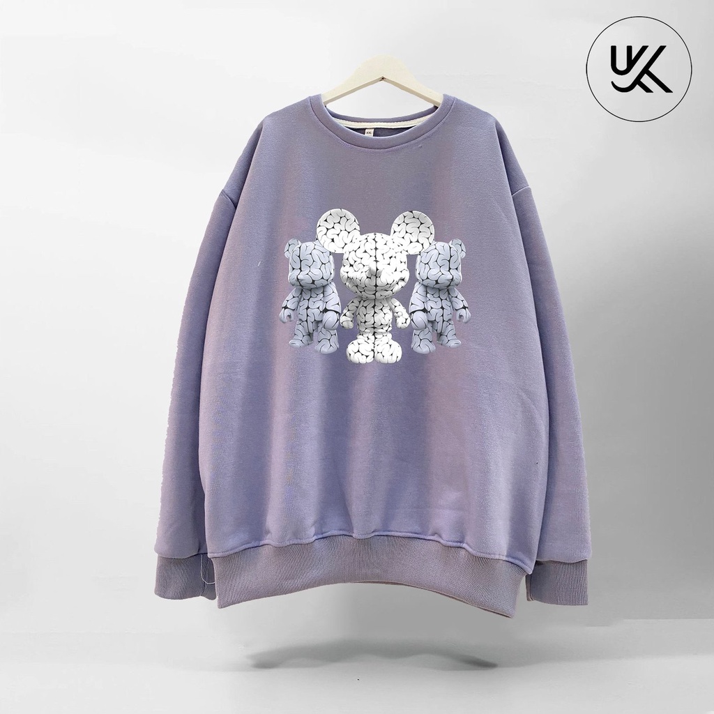 Áo Nỉ SWEATER Nikolas Oversize, Chất Nỉ Bông cao cấp, Dài Tay Form Rộng, Unisex Nam Nữ. KKim Shop