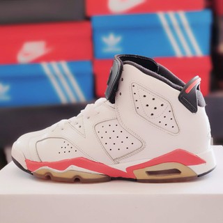 Giày chính hãng Jordan 6 Retro mid white,size 36.5 real 2hand