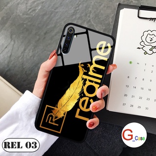 Ốp lưng kính 3D Realme 6