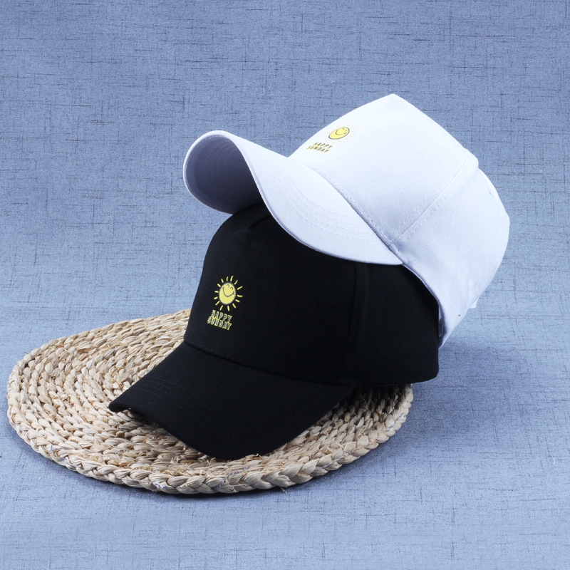 Mũ Lưỡi Trai LINJW Thêu Chữ Và Hình Phong Cách Hàn Thời Trang Cho Nam Và Nữ