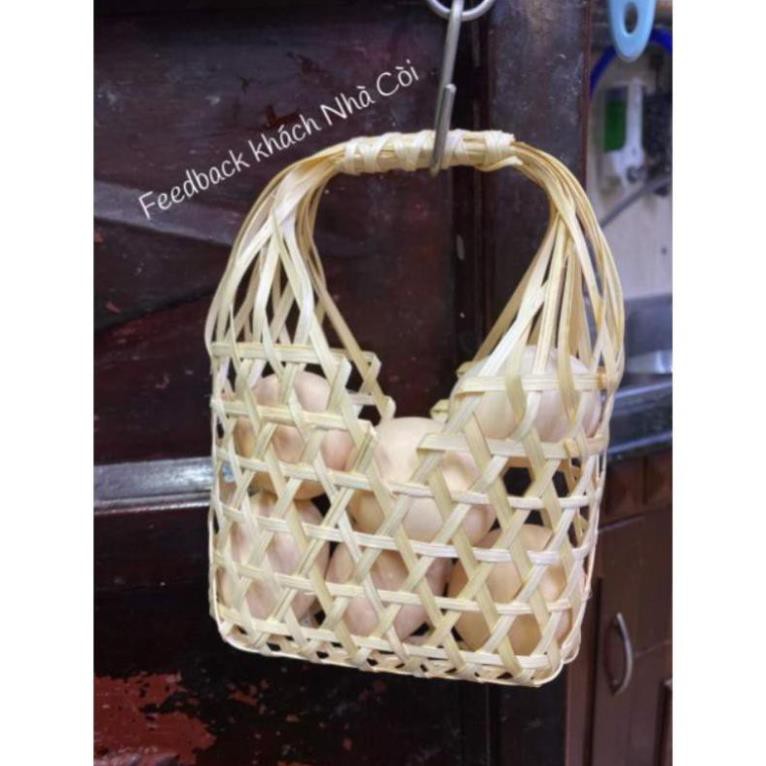 Xưởng SX- Làn tre mini đựng hành tỏi -Tre Việt