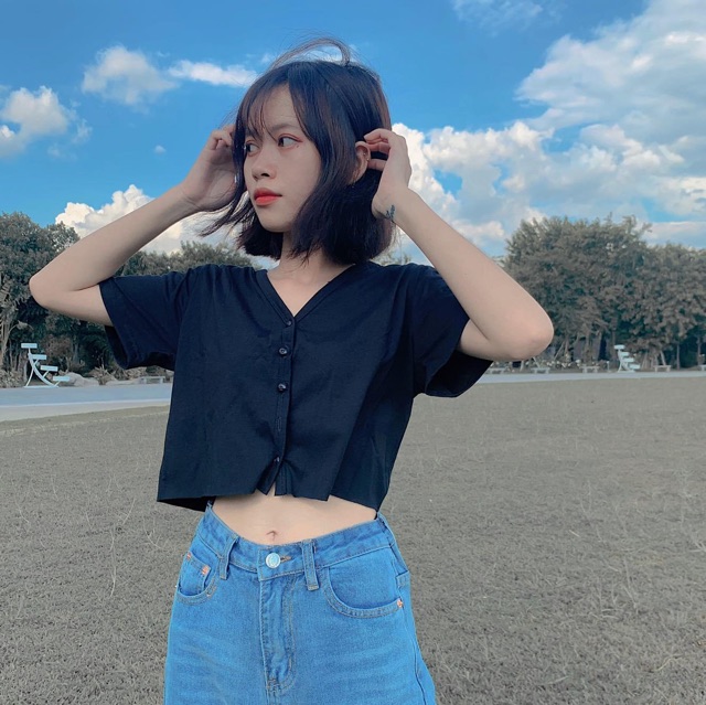 Áo croptop 4 màu