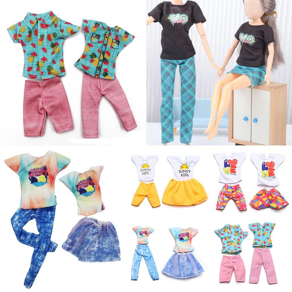 DIACHAVN Set 2 Bộ Trang Phục Mini 30cm Dùng Làm Đạo Cụ Chụp Ảnh Cho Búp Bê