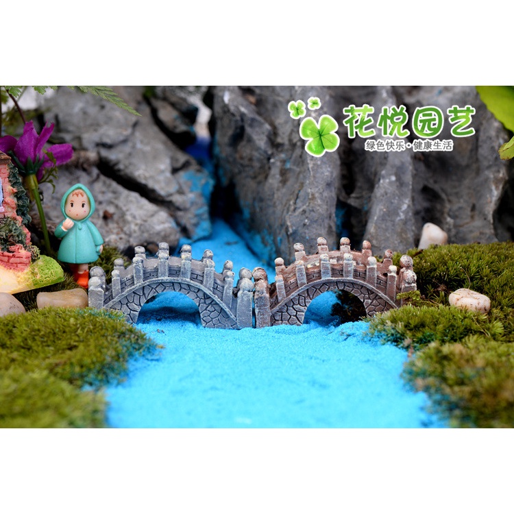 Resin bridge decoration palace retro phong cách jiangnan bridge sáng tạo nghệ thuật trang trí vật liệu