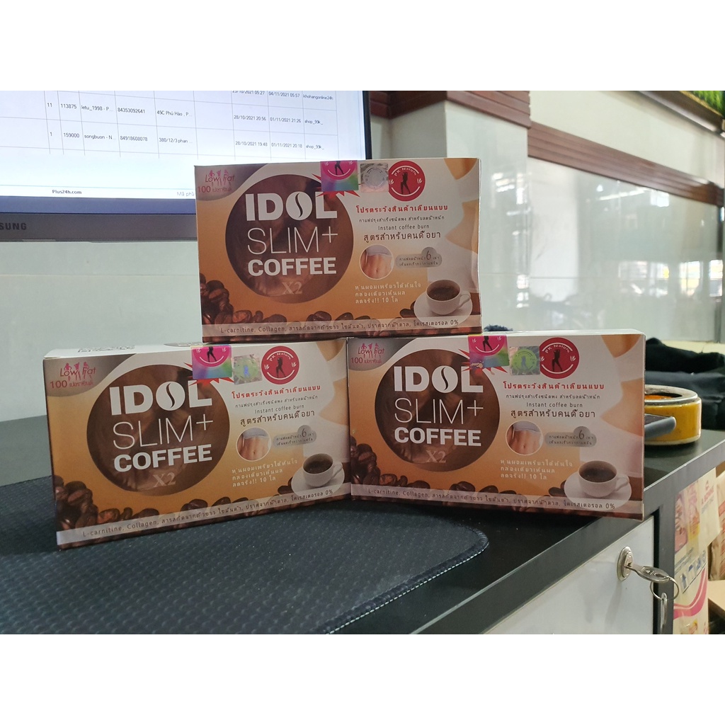 Cà Phê Giảm Cân Idol Slim Coffee X2 Thái Lan