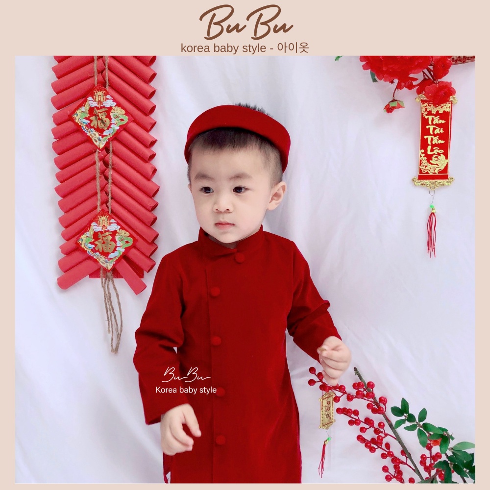 𝐀́𝐨 𝐃𝐚̀𝐢 𝐍𝐡𝐮𝐧𝐠 - Kèm Quần & Mấn Cho Bé Trai