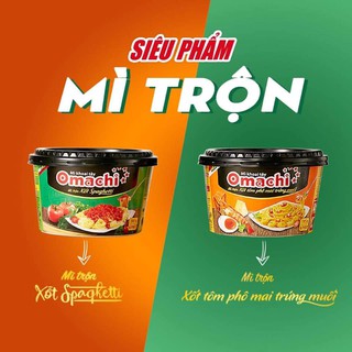 MÌ TRỘN XỐT TÔM PHÔ MAI TRỨNG MUỐI/ XỐT SPAGHETTI  OMACHI 105g