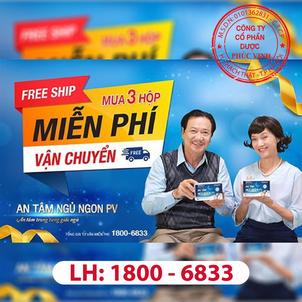 [SHOP CHÍNH HÃNG] AN TÂM NGỦ NGON PV - Giúp An Thần - Giảm Căng Thẳng - Mất Ngủ | BigBuy360 - bigbuy360.vn