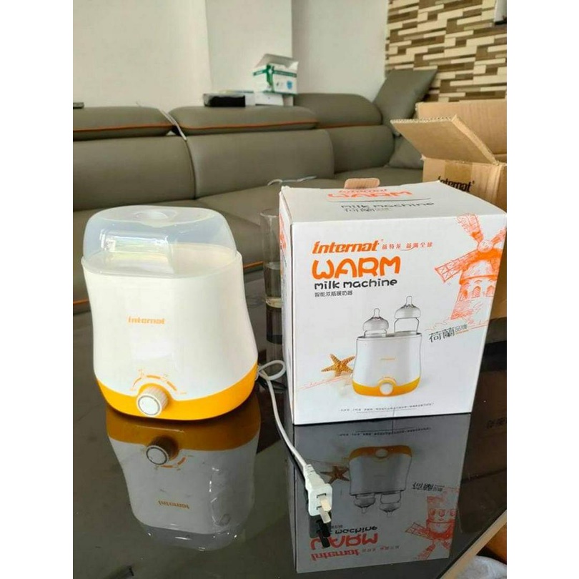 Máy hâm sữa và tiệt trùng đôi INTERNAT