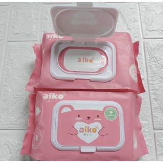 Khăn ướt cho bé aiko không mùi/ kháng khuẩn 100 tờ