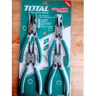 Bộ 4 kềm mở phe 7"/180mm tht114041 total