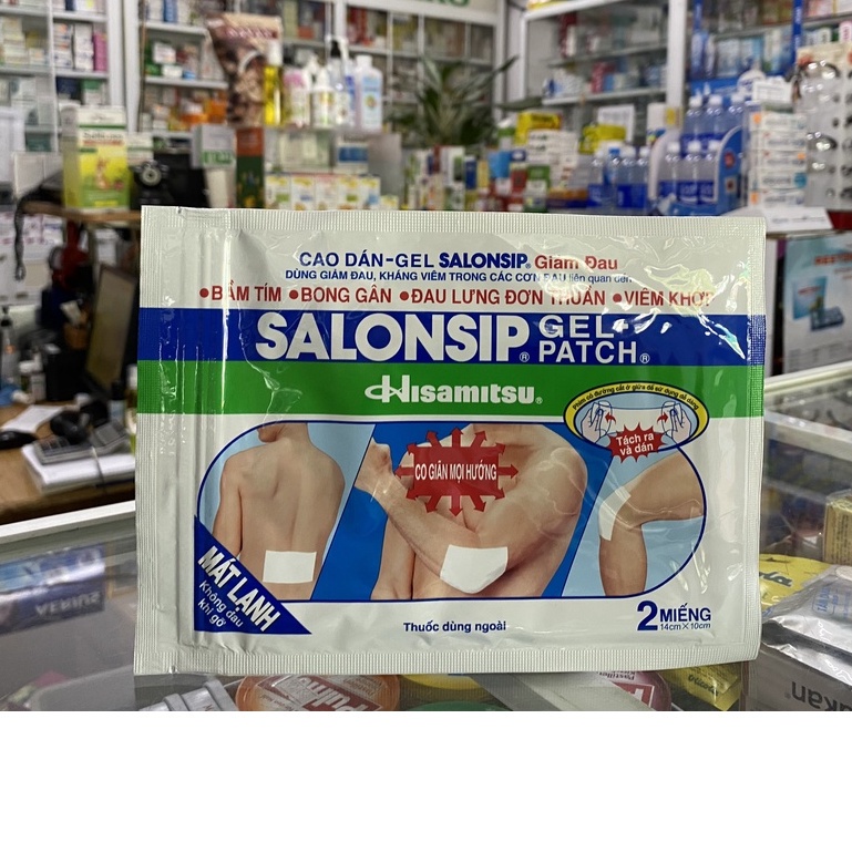 Combo 3 gói Salonsip miếng dán lanh giảm đau nhức