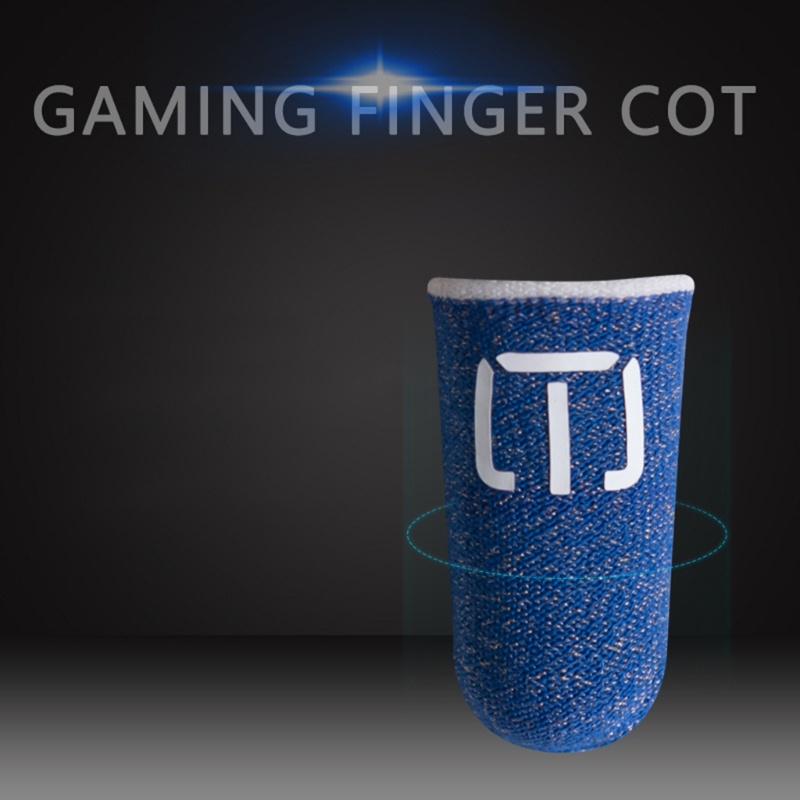 1 Đôi Găng Tay Chống Trượt Chống Mồ Hôi Thoáng Khí Dành Cho Ngón Tay Chơi Game zzz