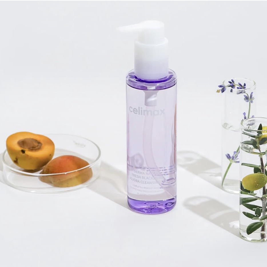 Dầu tẩy trang làm sạch mụn đầu đen CELIMAX Jojoba dung tích 150ml và 20ml