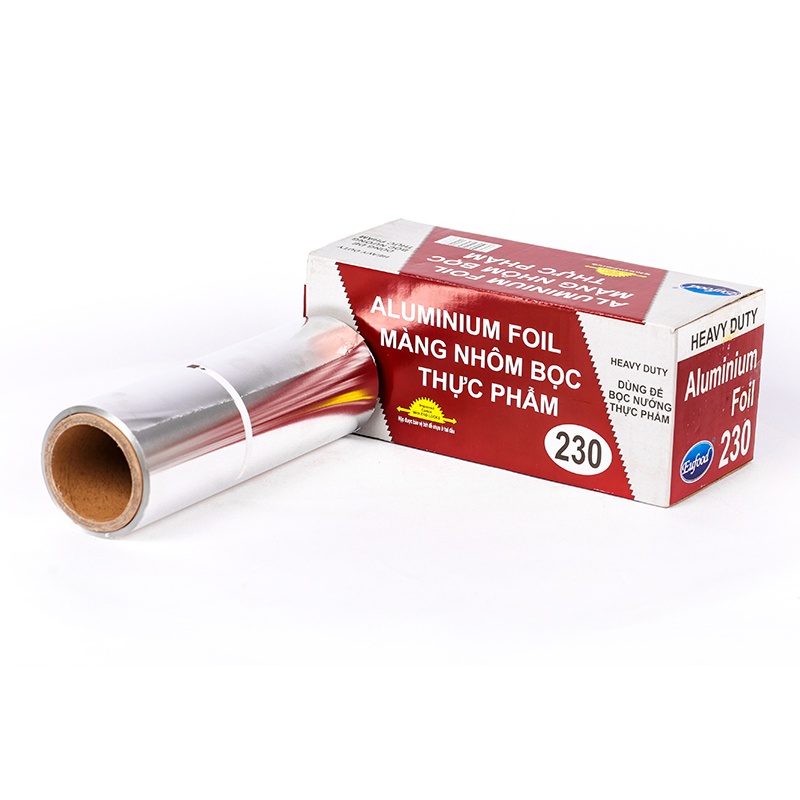 Màng Nhôm Aluminium Foil 30cm x 230m - Lớp phủ Khay Nướng Trung Quốc, EUFOOD Việt Nam Nhập khẩu Chính Hãng
