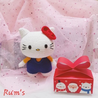 Thú Len Nhồi Bông Hello Kitty 18cm - 20cm