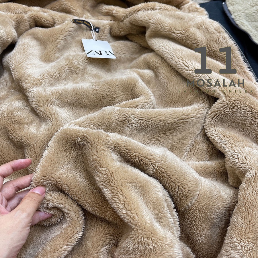 Áo khoác lót lông, áo hoodie lót lông cừu mũ liền nam nữ cao cấp .mo13 | BigBuy360 - bigbuy360.vn