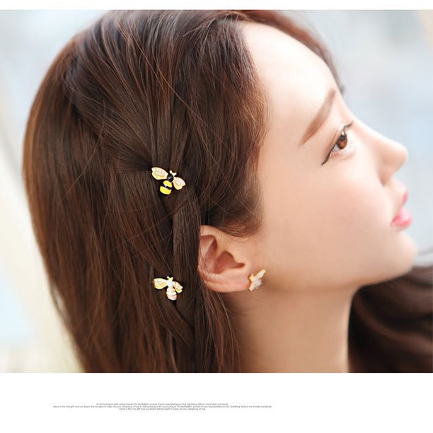 Korean Style Cute Bee-shaped Hairpin