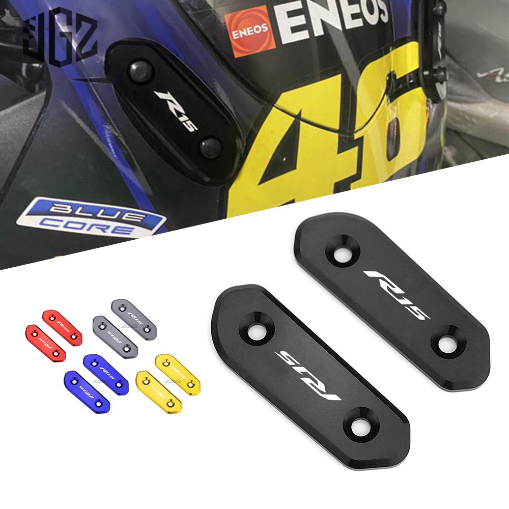 Ốp Gương Chiếu Hậu CNC Dành Cho Xe Mô Tô YAMAHA R15 V3 YZF R15V3 R15M 2018 2019 2010 2021 2022 2023