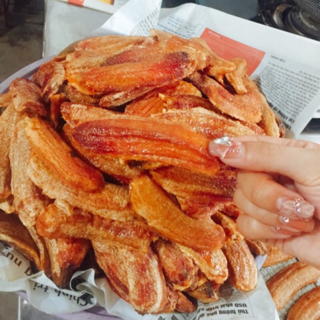 1kg Chuối sấy dẻo tự nhiên nhà làm
