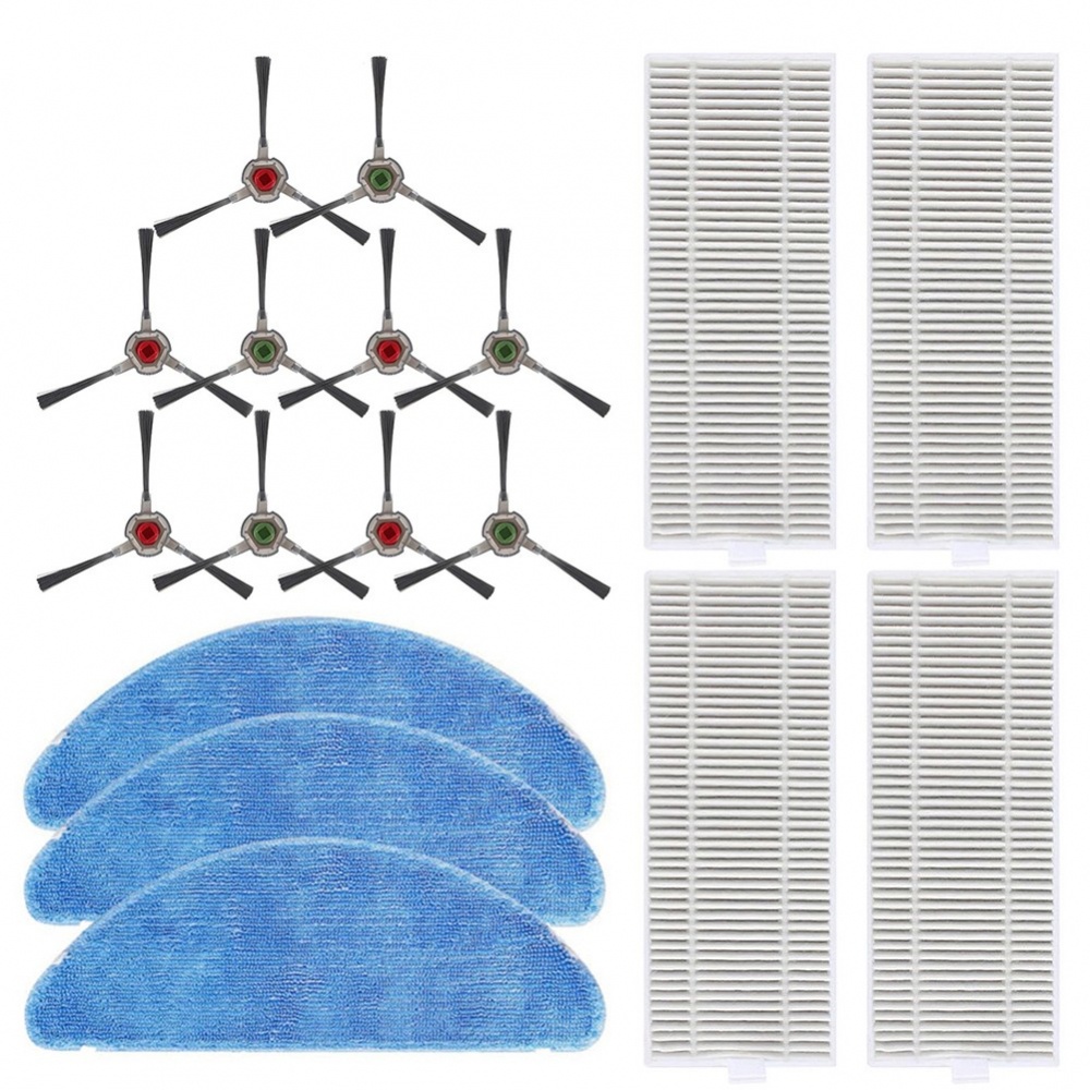 Bộ Cọ Bên + Tấm Lọc Cho Robot Hút Bụi Yeedi K650 Mới