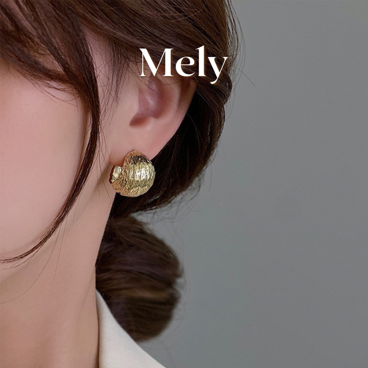 Bông tai chuôi bạc 925 mẫu to cá tính hiện đại - Mely M2-30