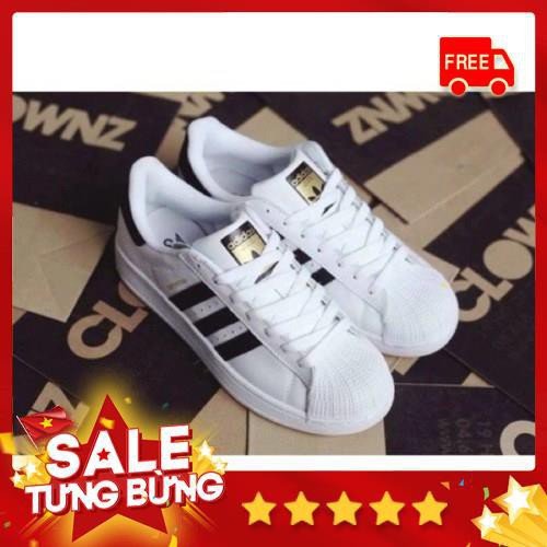 ⚡ [Freeship] Giày Thể Thao Sneaker Superstar 80S Black N Wthite ( Mũi Sò Đen Trắng) - Hàng Có Sẵn + Fullbox - Xước Store