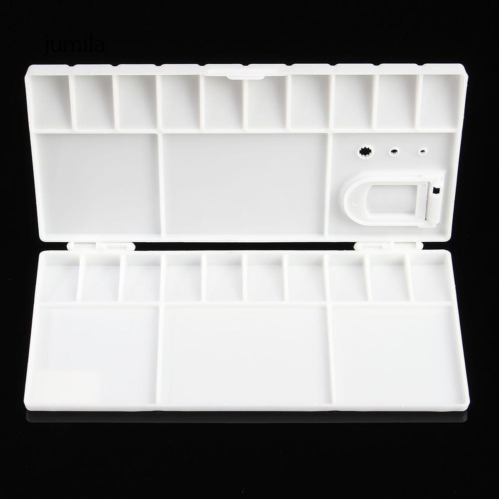 Khay nhựa đựng màu vẽ 25 ngăn có lỗ cầm tay tiện lợi