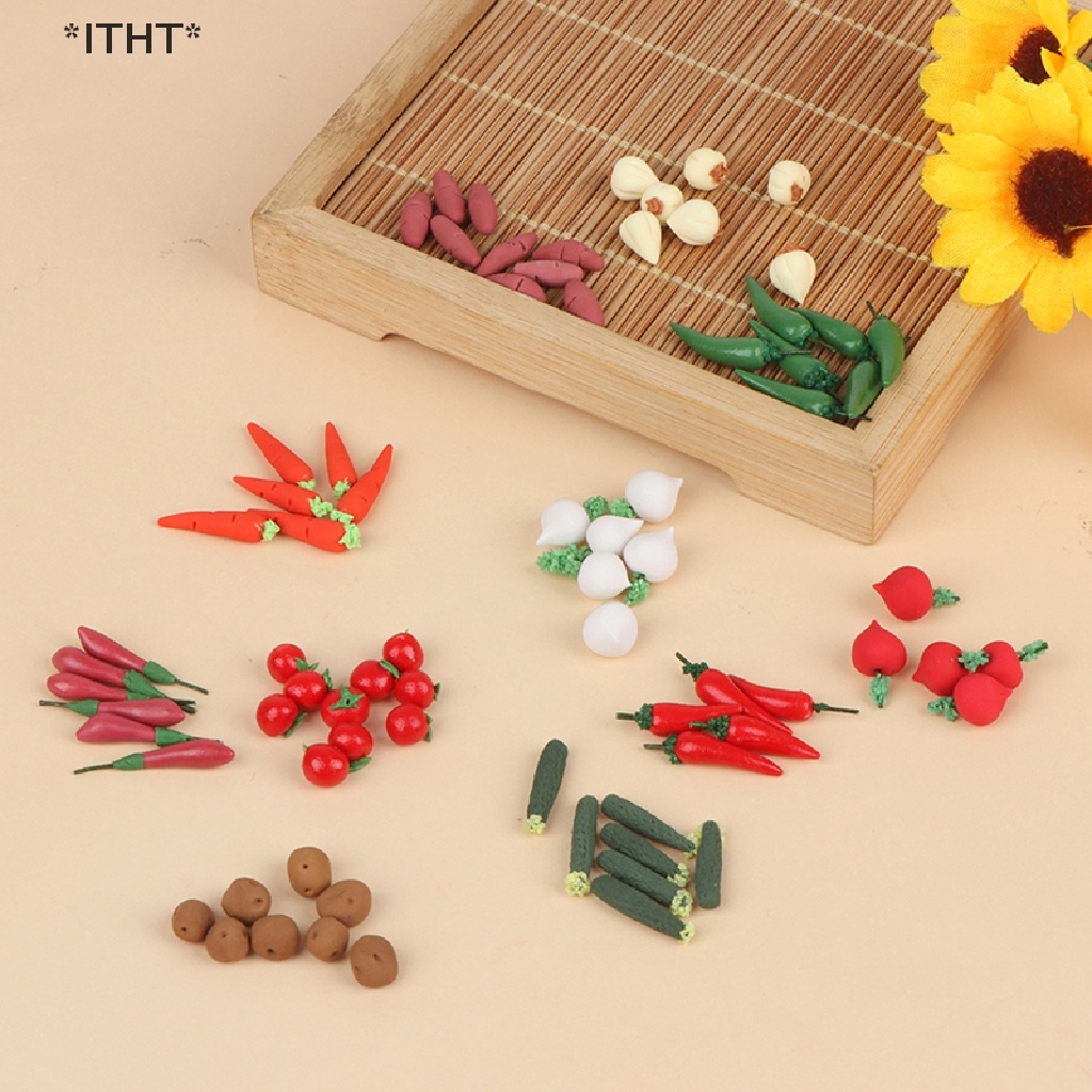Set 10 Rau Củ Quả 1: 12 Trang Trí Nhà Búp Bê