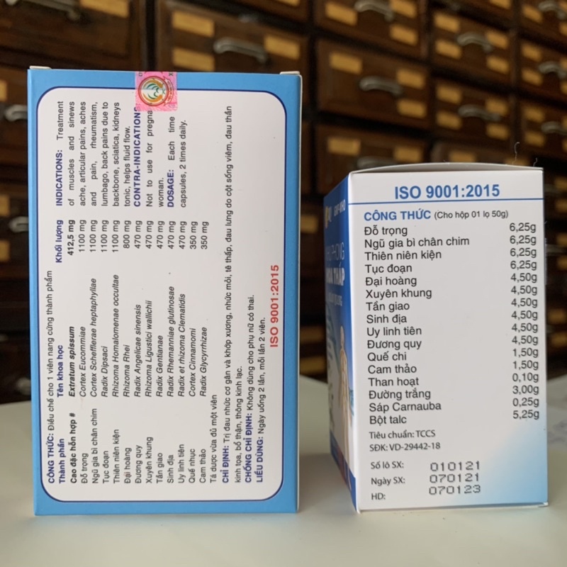 Phong Thấp - đau gân, đau thần kinh tọa, tê thấp nhức khớp - Khu Phong Hóa Thấp - Tisore - Xuân Quang