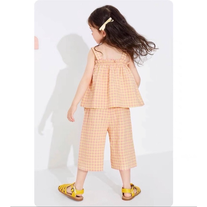 Set kẻ cam Melisa - HÀNG SALE KO ĐỔI TRẢ