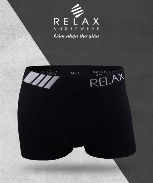 Quần Lót Nam_ Sịp Đùi Nam Relax mềm mại, thoáng mát , vải dệt liền, không đường may