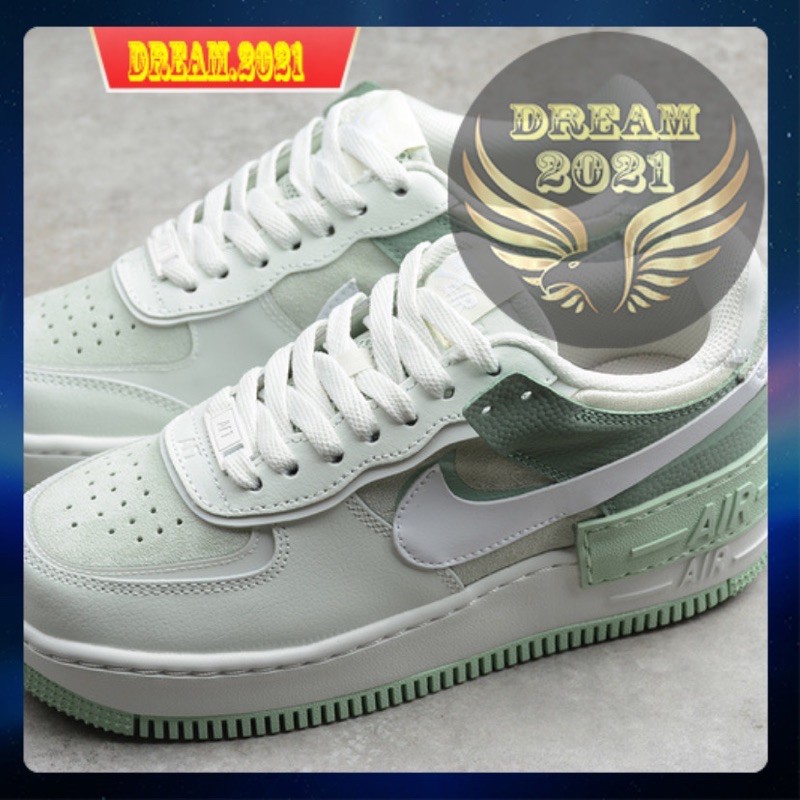 Giày thể thao sneakers nam nữ 𝐍𝐈𝐊𝐄 AIR FORCE 1 Shadow Aura Green,AF1 chuẩn 11