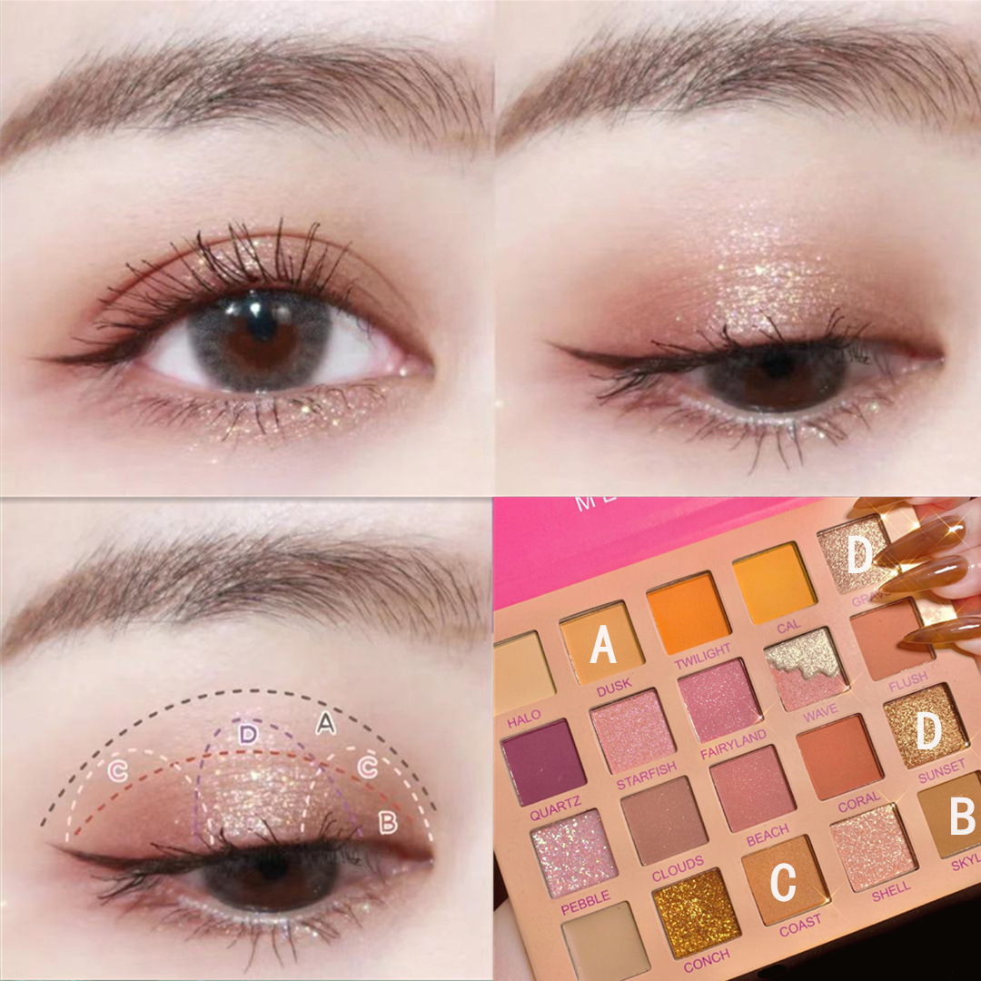 [Hàng mới về] Bảng Phấn Vongee 20 Màu Sắc Nổi Bật Trang Điểm Mắt | BigBuy360 - bigbuy360.vn